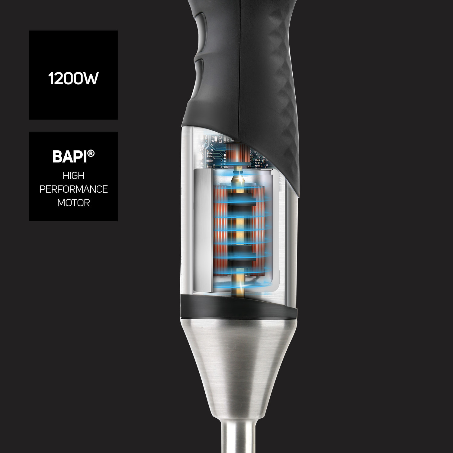 Taurus - Batidora de mano Bapi 1500 Premium XL Plus 1500 W