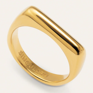 Anillo Mariana Acero Baño Oro