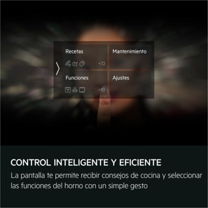 AEG Horno compacto 8000 MealAssist con Display CookSmart Touch 4,3 '', con WiFi TK8NK721B