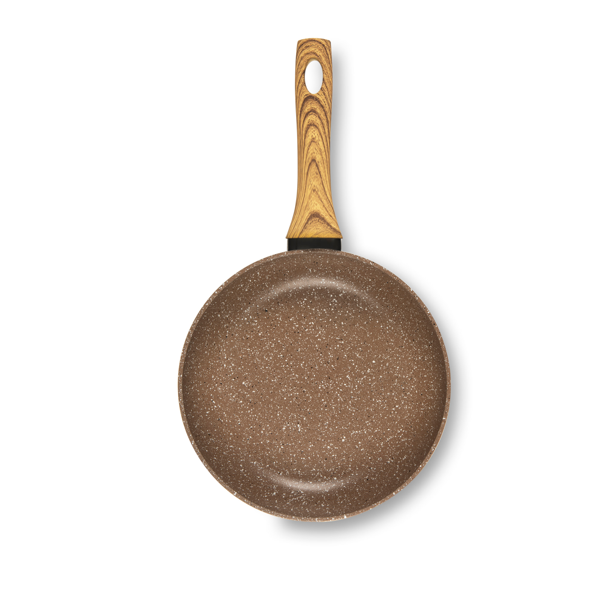 Padella 24 cm Excelsa – Wood & Stone, Alluminio Beige