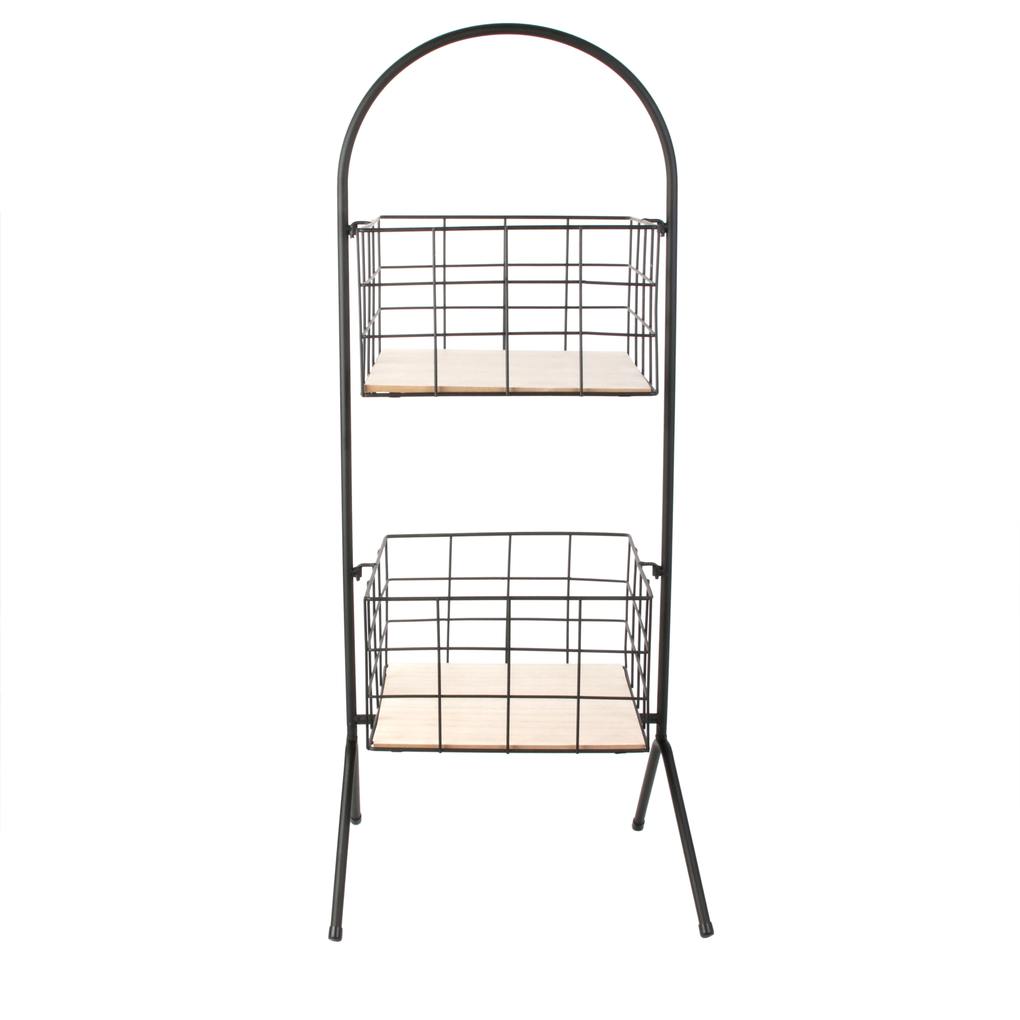 Desserte De Rangement Filaire 2 Paniers H80cm