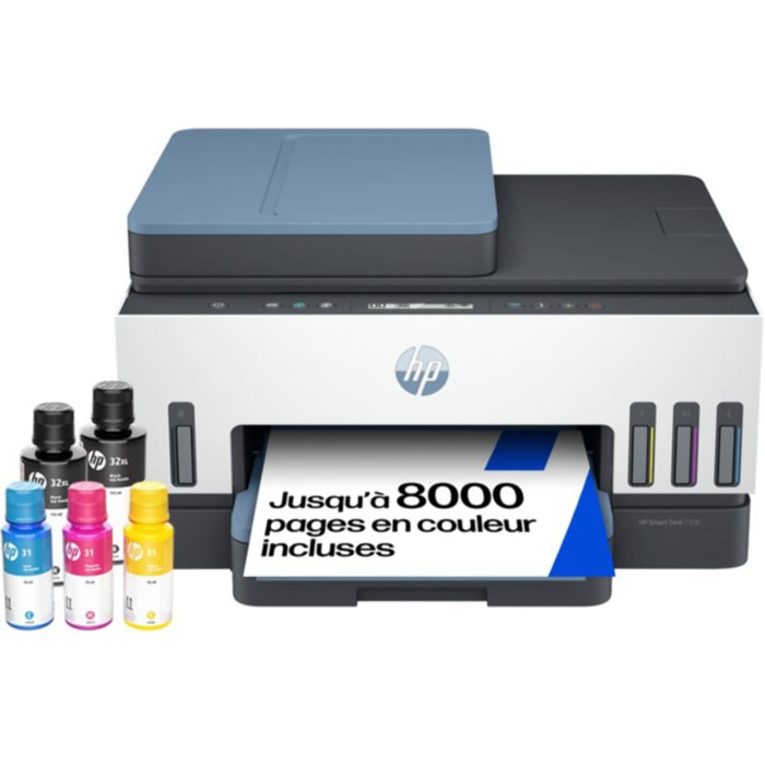 Imprimante jet d'encre HP Smart Tank 7306