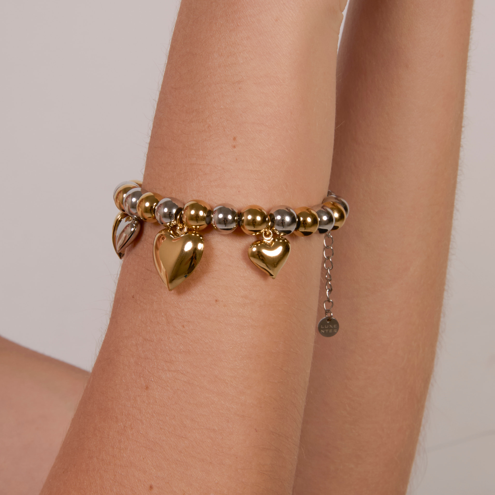 Pulsera Dassa acabado oro 18k y plata