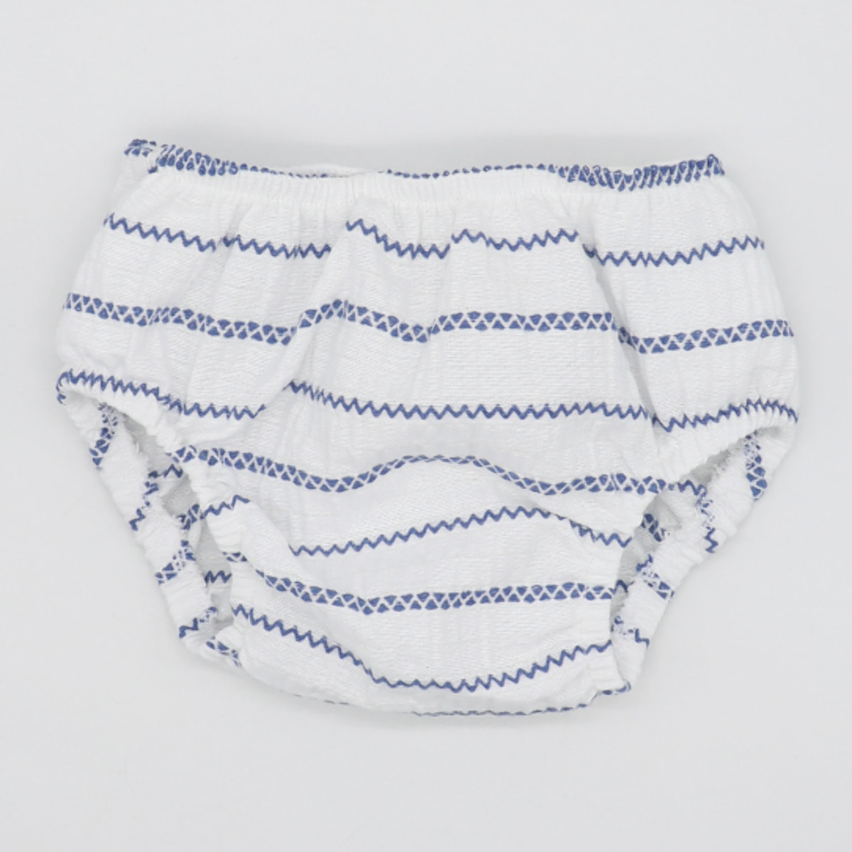 CUBREPAÑAL RAYAS ZIGZAG AZULÓN