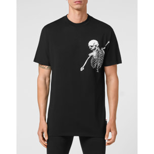 PHILIPP PLEIN T-Shirt Round Neck SKELETON