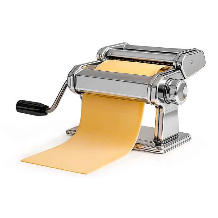 Maquina manual de pasta para hacer lasaña, spaghetti y fettuccine.