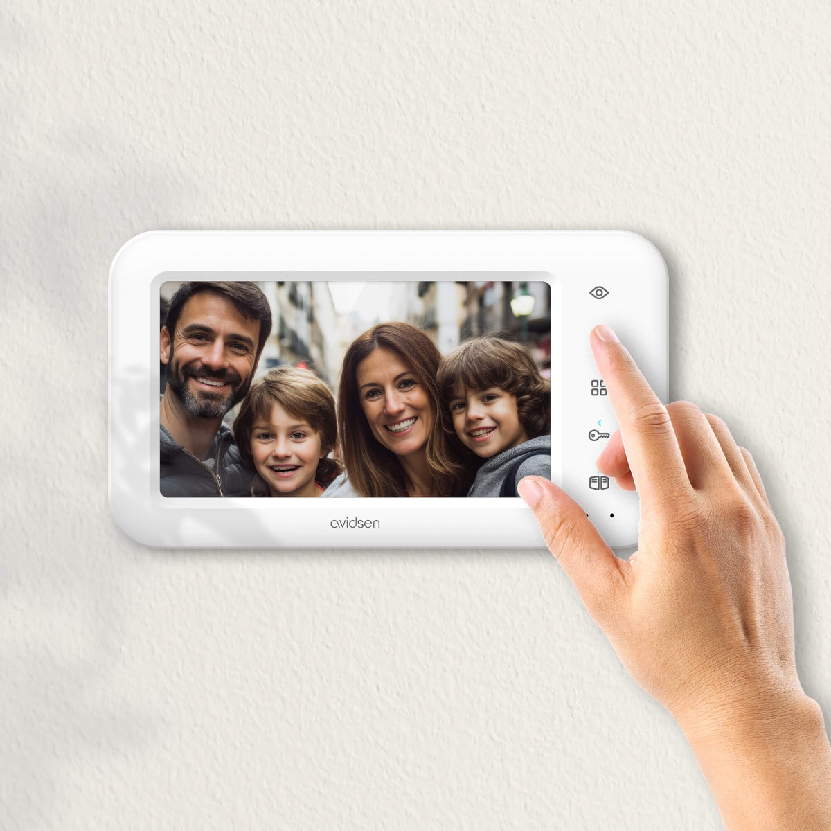 Kit Visiophone filaire 2 familles + écran supplémentaire + transformateur