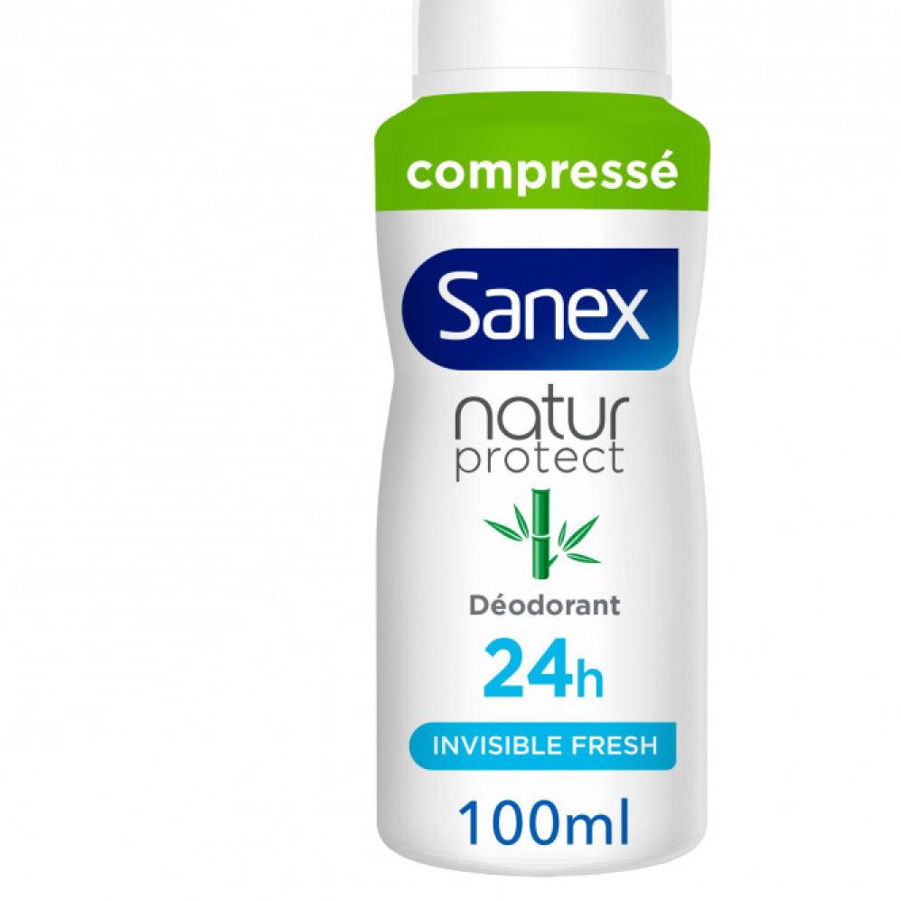 Sanex Pack de 6 Sanex Déodorant naturel Natur Protect Pure&Fresh Bambou spray compressé