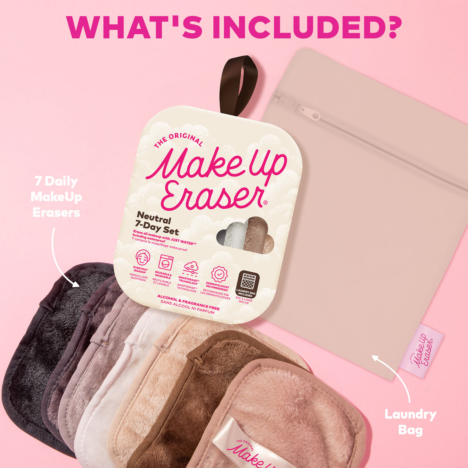 Warm Neutrals 7-Day Set - Coffret Serviette Démaquillante Réutilisable x7