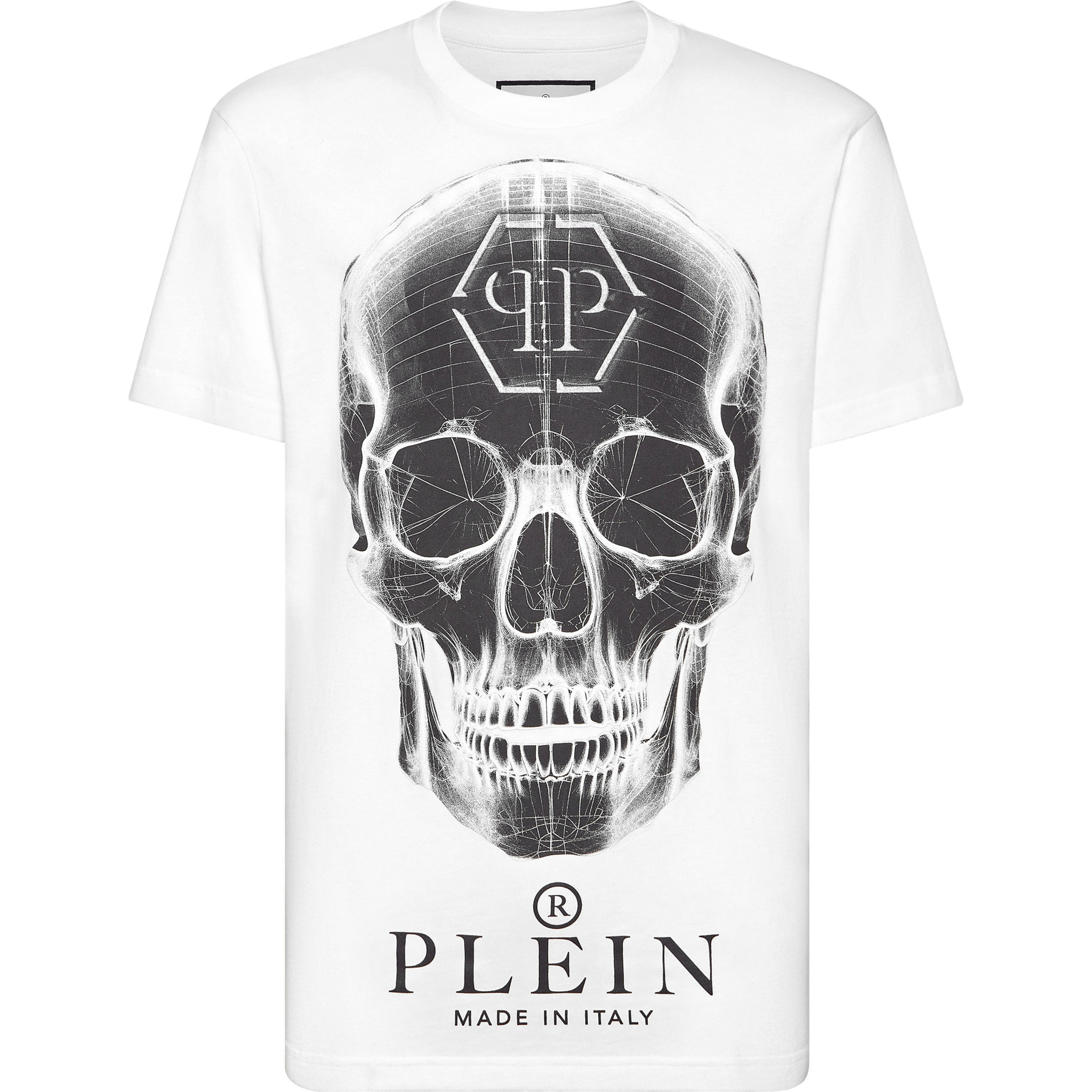 PHILIPP PLEIN T-Shirt Round Neck SKULL
