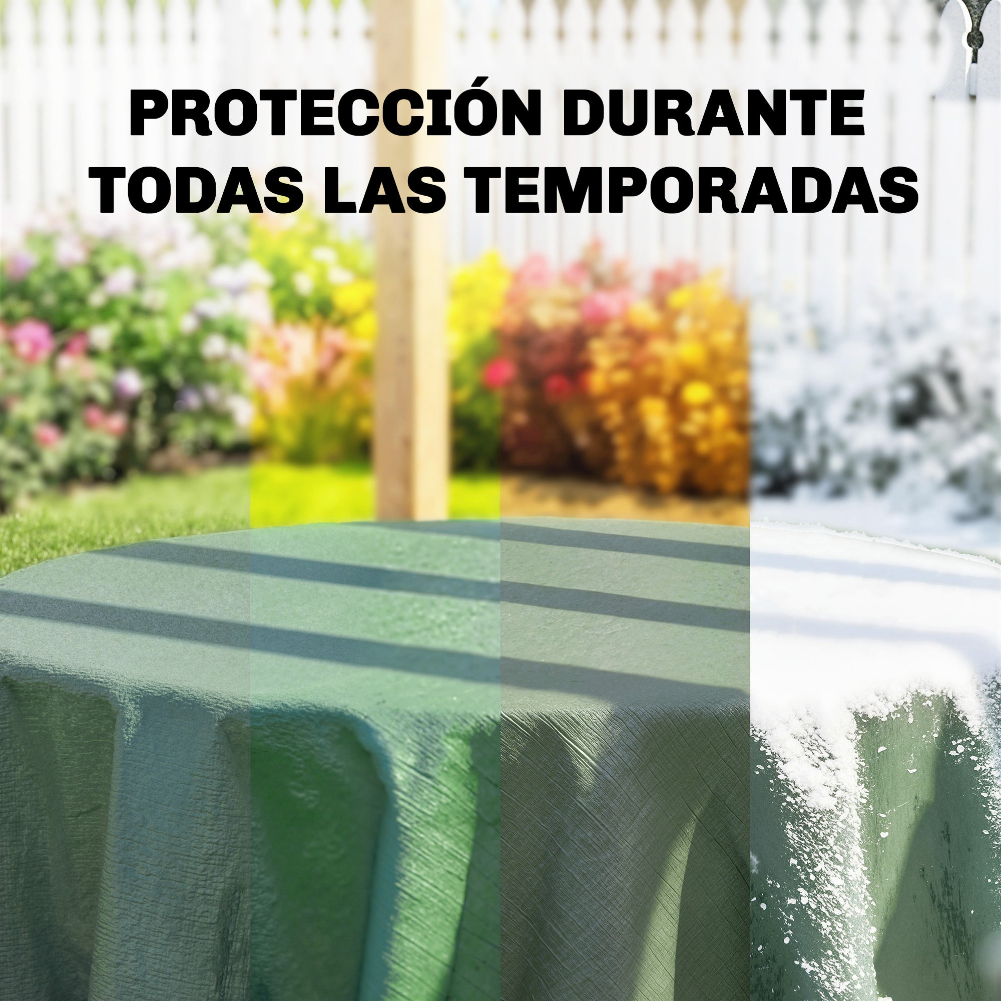 Lona Impermeable Exterior 4x6 m, Toldo PE Resistente a Rasgaduras 90 g/m², Protección UV, con Ojales Reforzados para Leña, Muebles de Jardín, Invernaderos, Vehículos, Verde