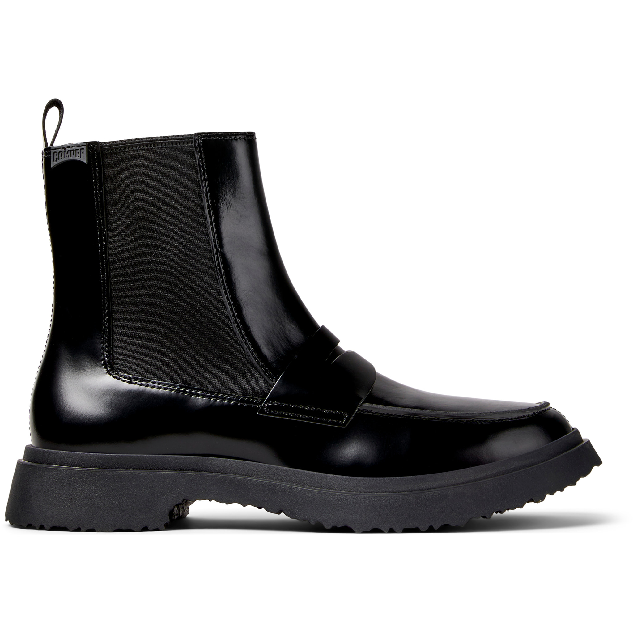 Botines - CAMPER Walden - Negro - Cuero liso