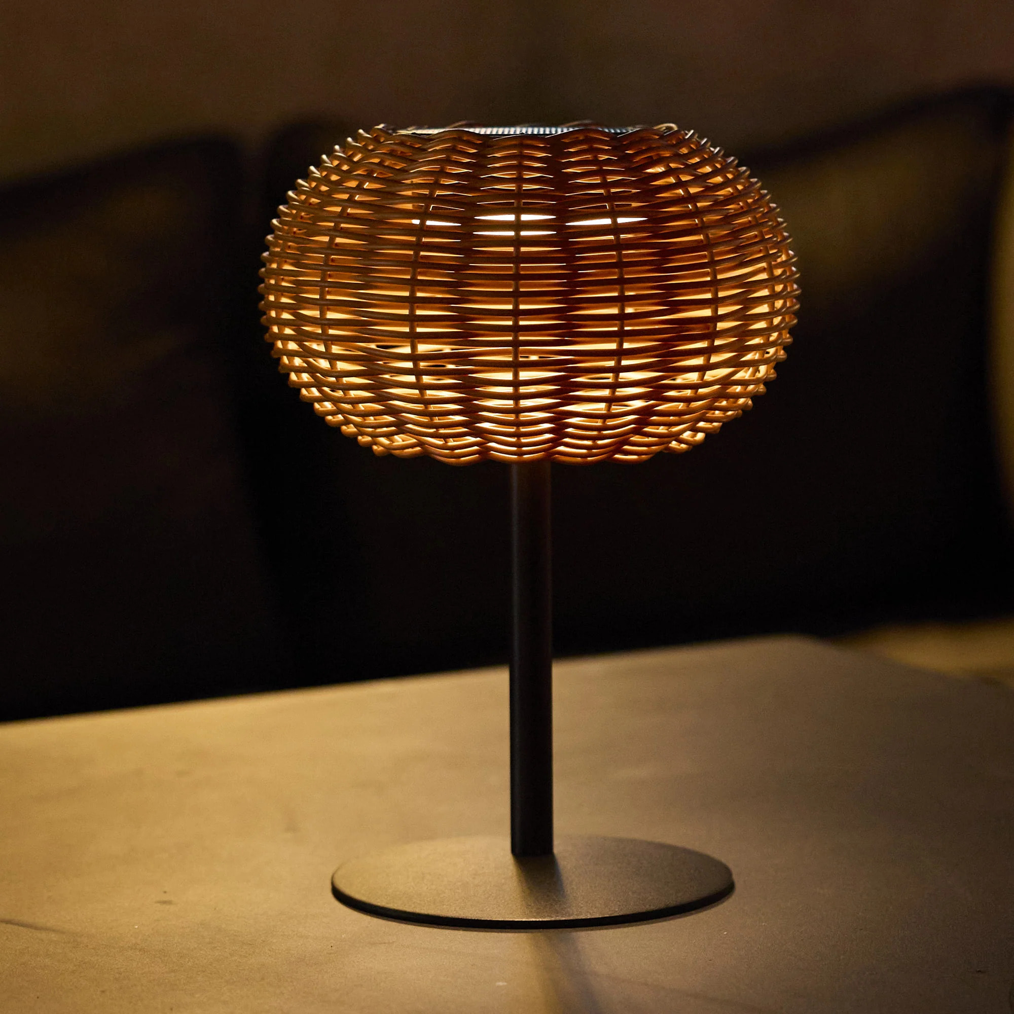 Lampe de table solaire SAMIRA H25CM
