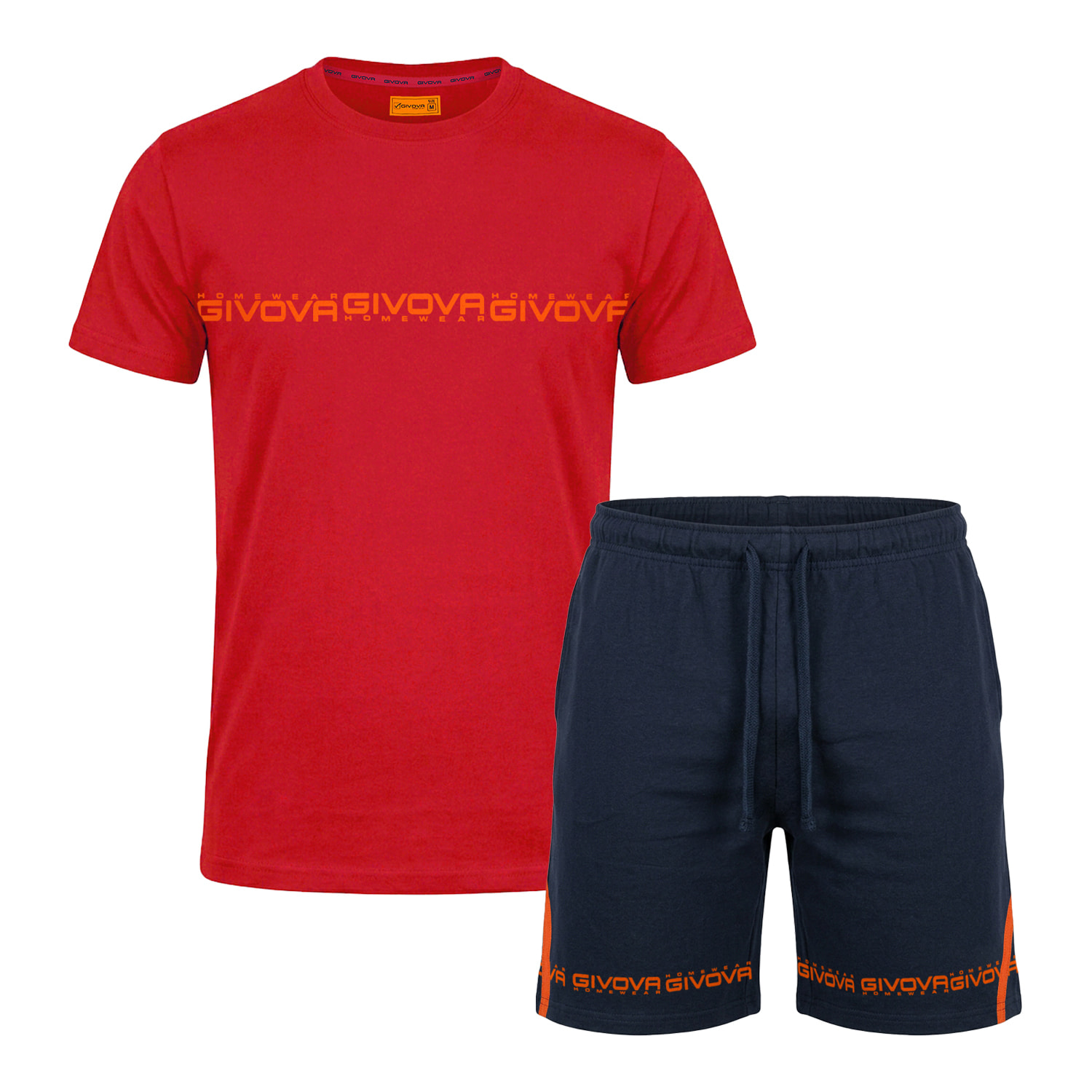 Completo Homewear Uomo Corto GIVOVA Cotone