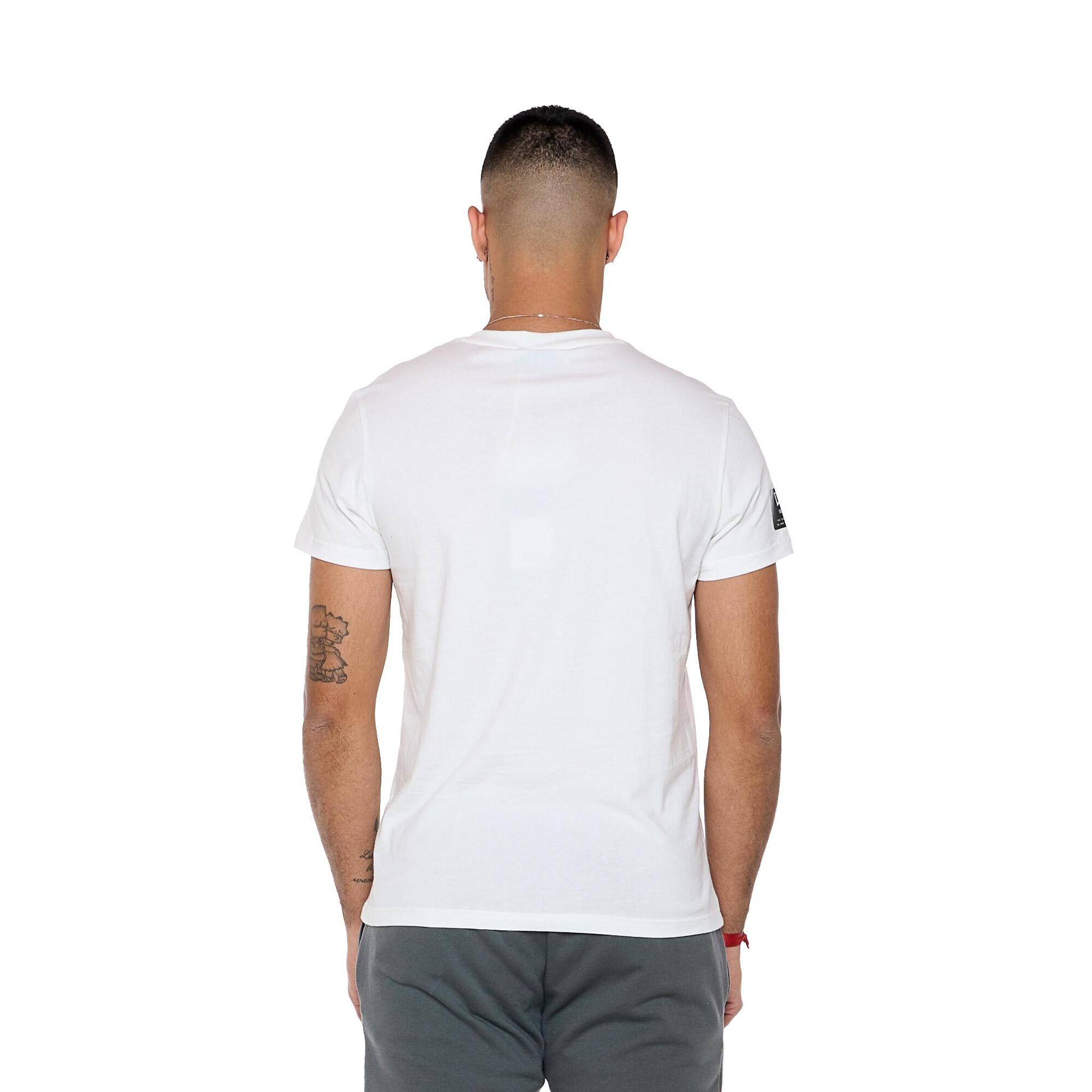 T-shirt a maniche corte in cotone con patch "Selective"