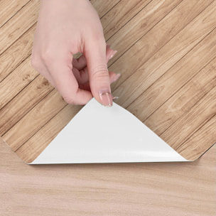 Revêtement sticker sol - BOIS DU MISSISSIPPI - Rouleau adhésif Protection Anti-dérapant