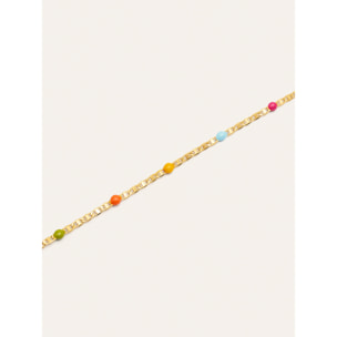 Collar Fine Enamel Colors Baño Oro