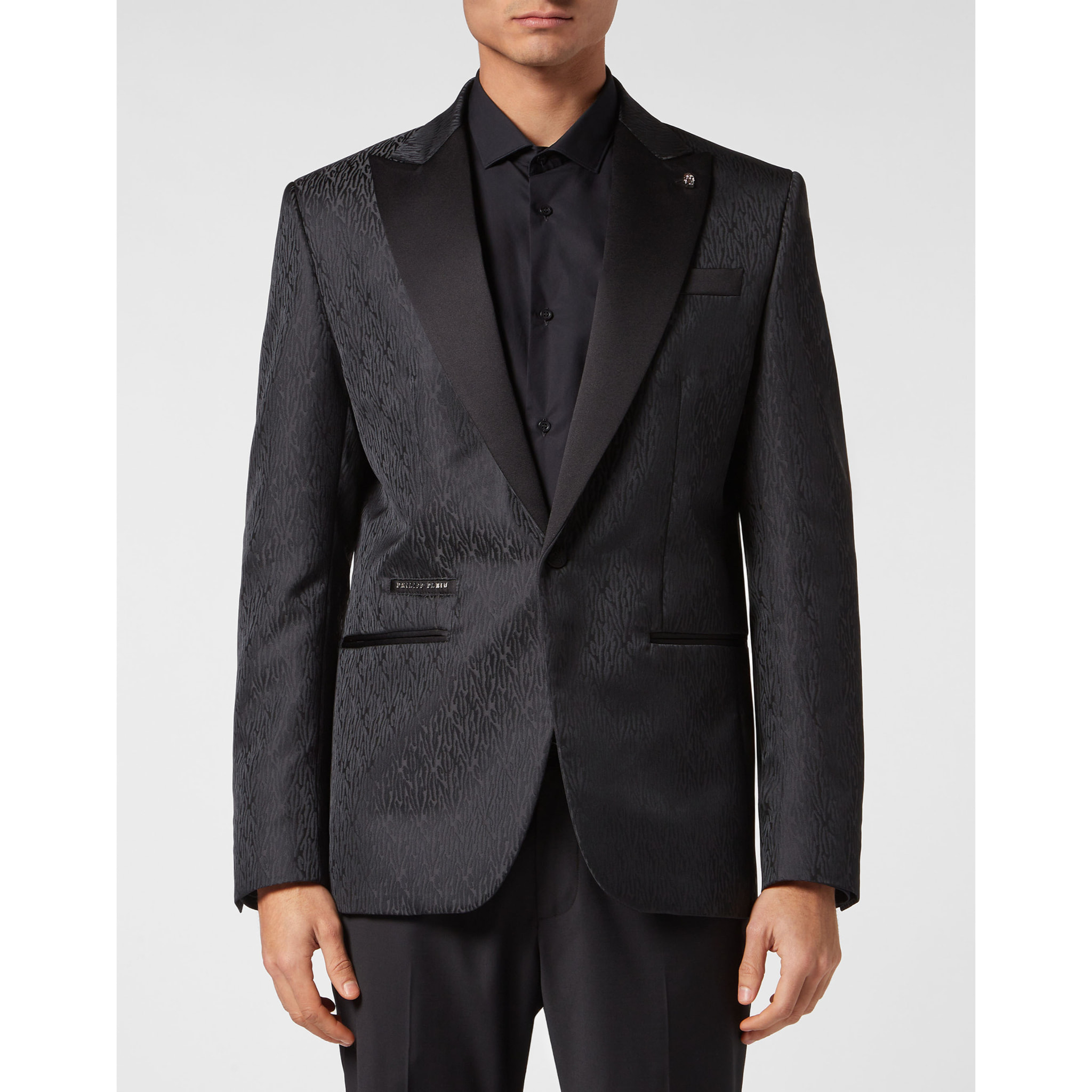 PHILIPP PLEIN One-Button Blazer Slim Fit