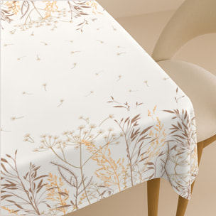 Naturals - Mantel de Tela Estampado - Antimanchas - 100% Algodón - Half panamá - Mont Herbes