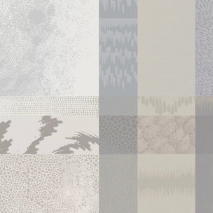 Serviette pur coton motif jacquard gris beige Mille matieres vapeur