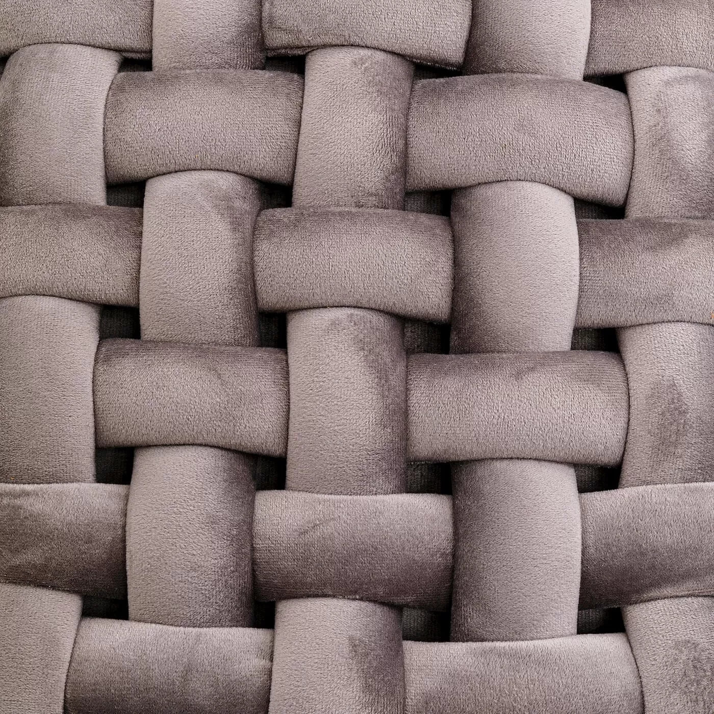 Banc Weave velours gris Kare Design