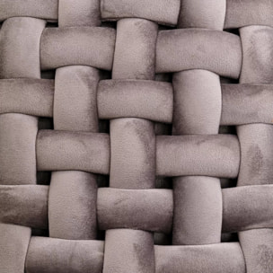 Banc Weave velours gris Kare Design