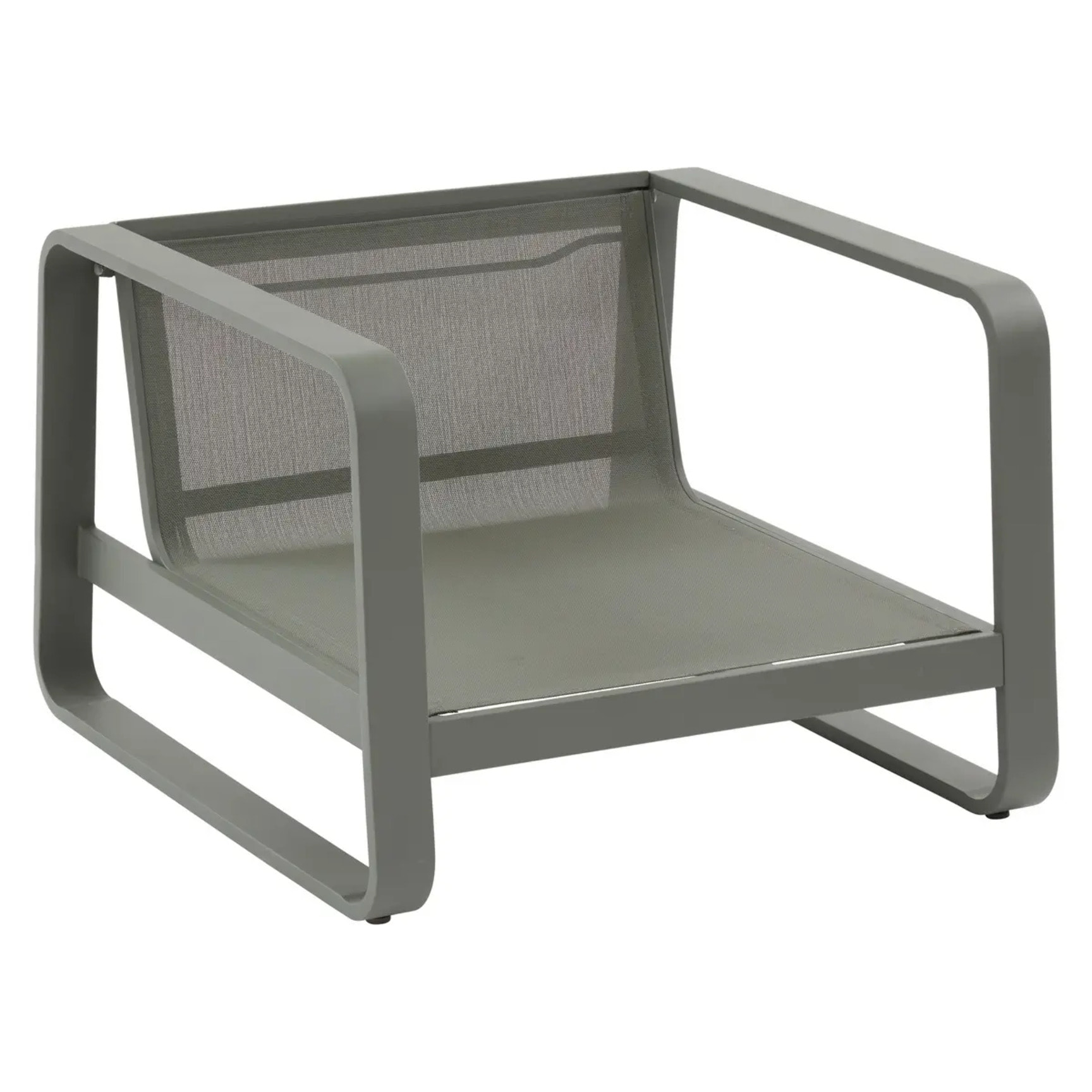 Fauteuil de salon de jardin Domilly vert laurier