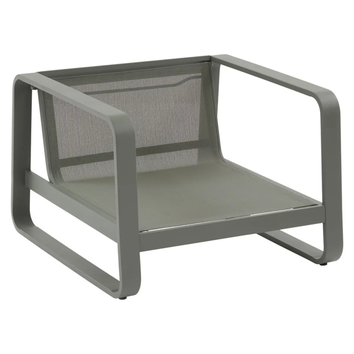 Fauteuil de salon de jardin Domilly vert laurier