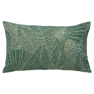 Housse de coussin "Atelier" 30x50cm vert jade jacquard