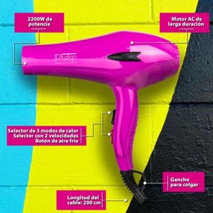 Sèche-cheveux gti2600 passion plus - 2200w - fuchsia