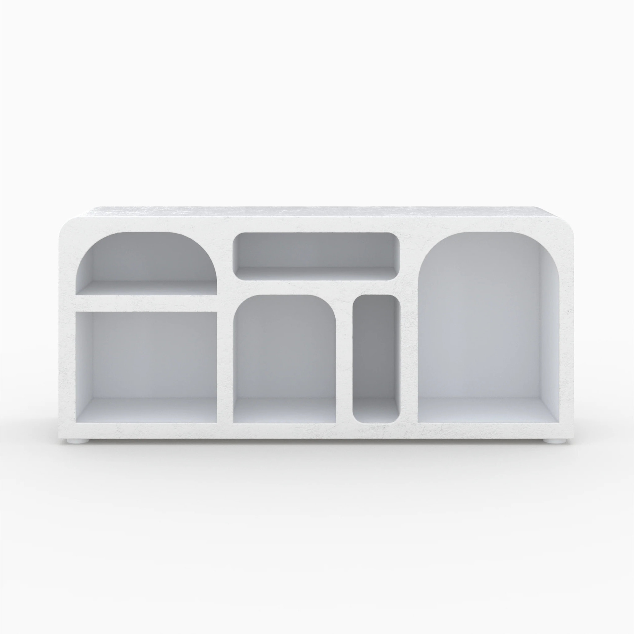 Buffet en béton blanc cassé - Fira