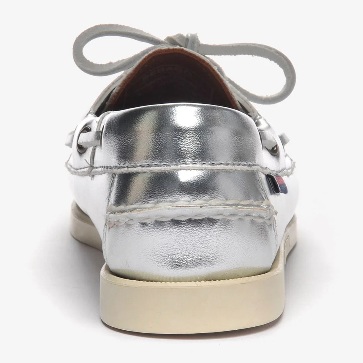 Sebago - Docksides Donna Argento - Docksides Portland Met Woman