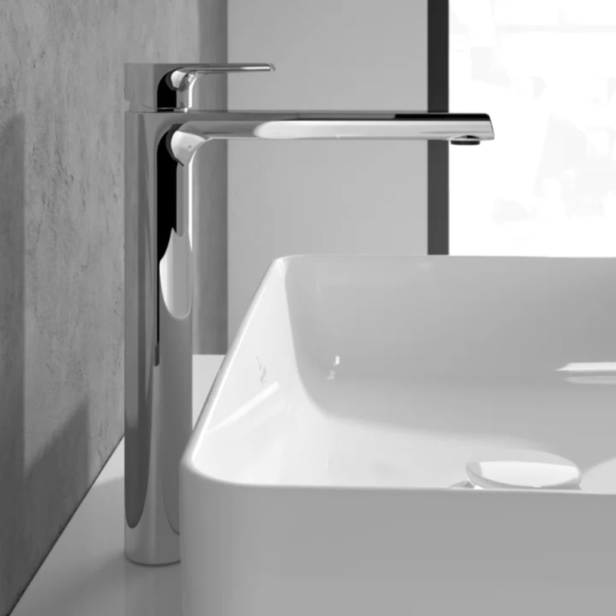Mitigeur lavabo surélevée Liberty XXXL sans tirette Chrome
