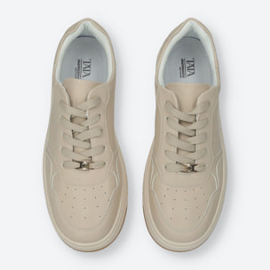 Sneakers Donna Tata Italia Beige