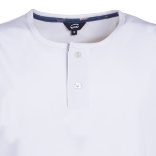 Pigiama leggero UOMO corto cotone barchette blu
