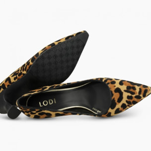 ZAPATOS DE SALÓN ANIMAL PRINT LEOPARDO GENOMA-INO