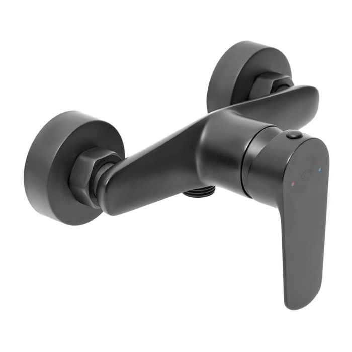 Mélangeur de douche Swiss Aqua Technologies Mood sans kit de douche 150 mm noir SATBSMOOD268C