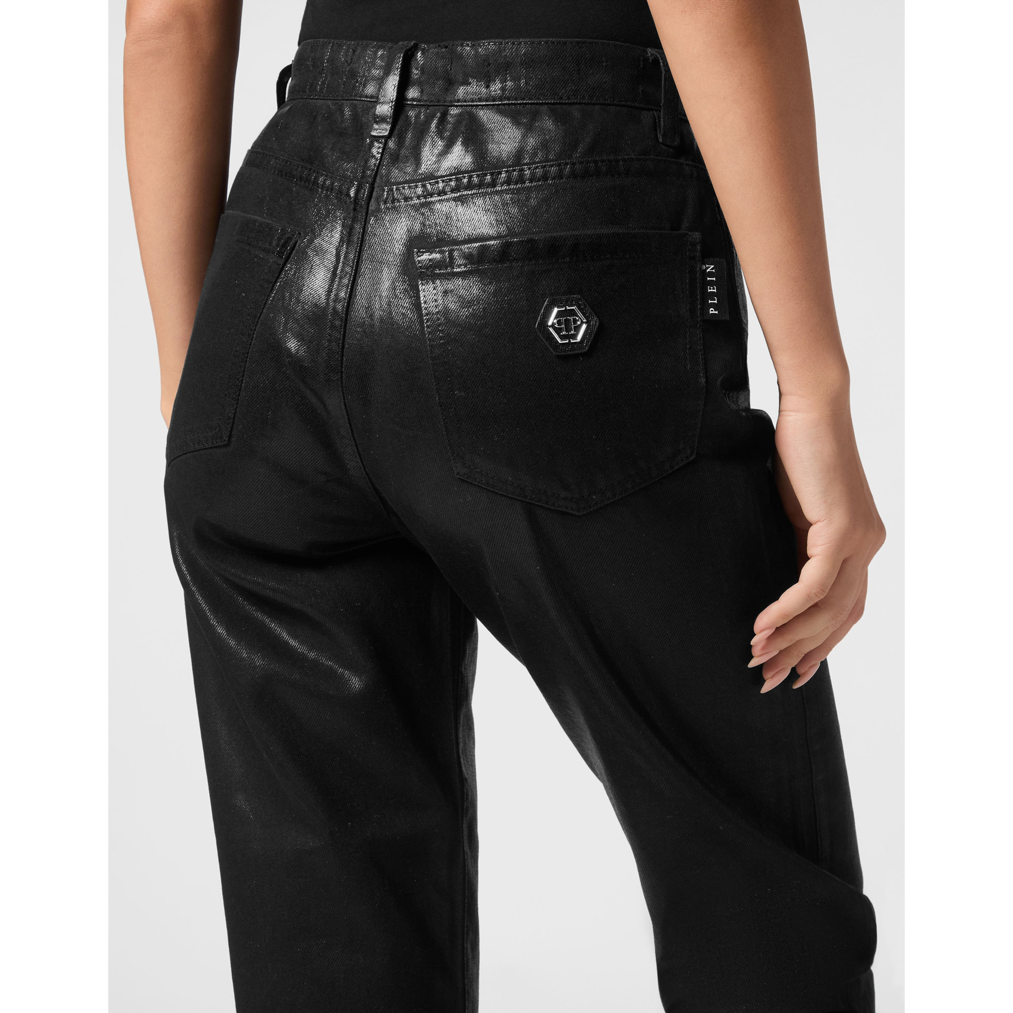 PHILIPP PLEIN Jeans dal taglio mom