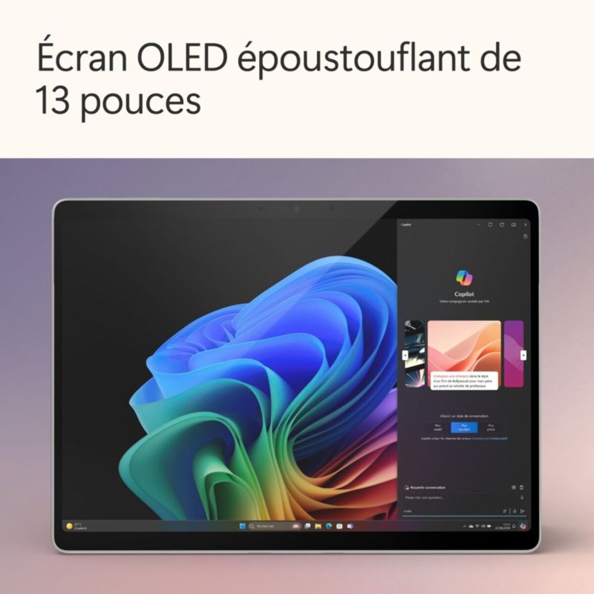 PC Hybride MICROSOFT Surface Pro 11 XElite 16/1To sans alim P