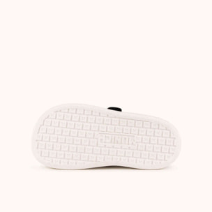 Zapatilla casual infantil en contraste blanco y negro MUNICH MINI OPEN VCO 01