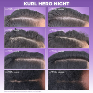 Kurl Hero Night - Sérum de Nuit Booster de Collagène et Densifiant 50ml