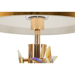 LAMPADA DA TAVOLO GOLD BUTTERFLY CM Ø 35X74