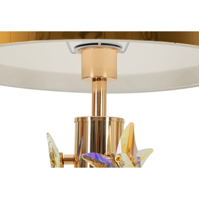 LAMPADA DA TAVOLO GOLD BUTTERFLY CM Ø 35X74