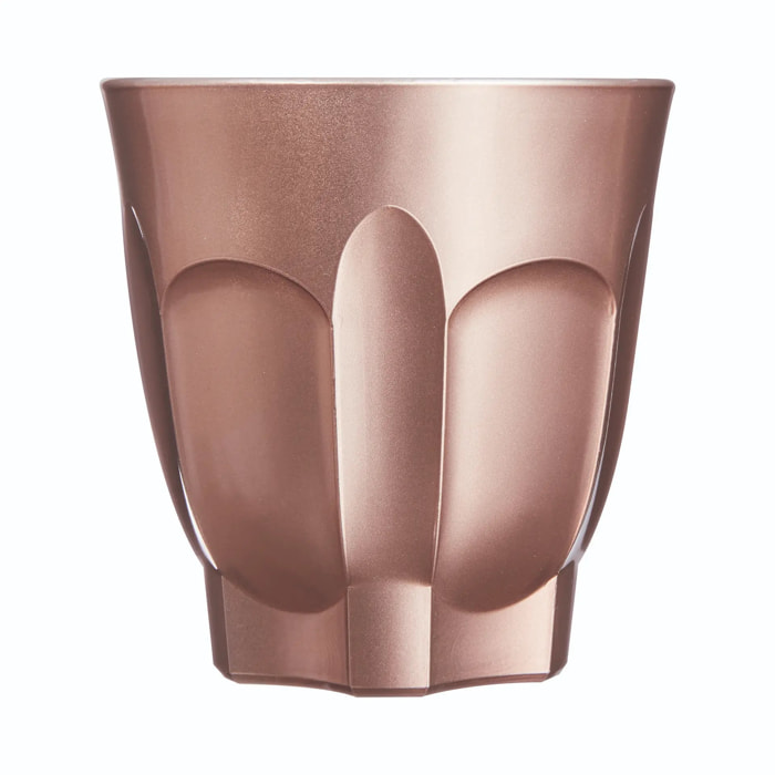 6 tasses 9 cl dorées - Flash Colors - Luminarc