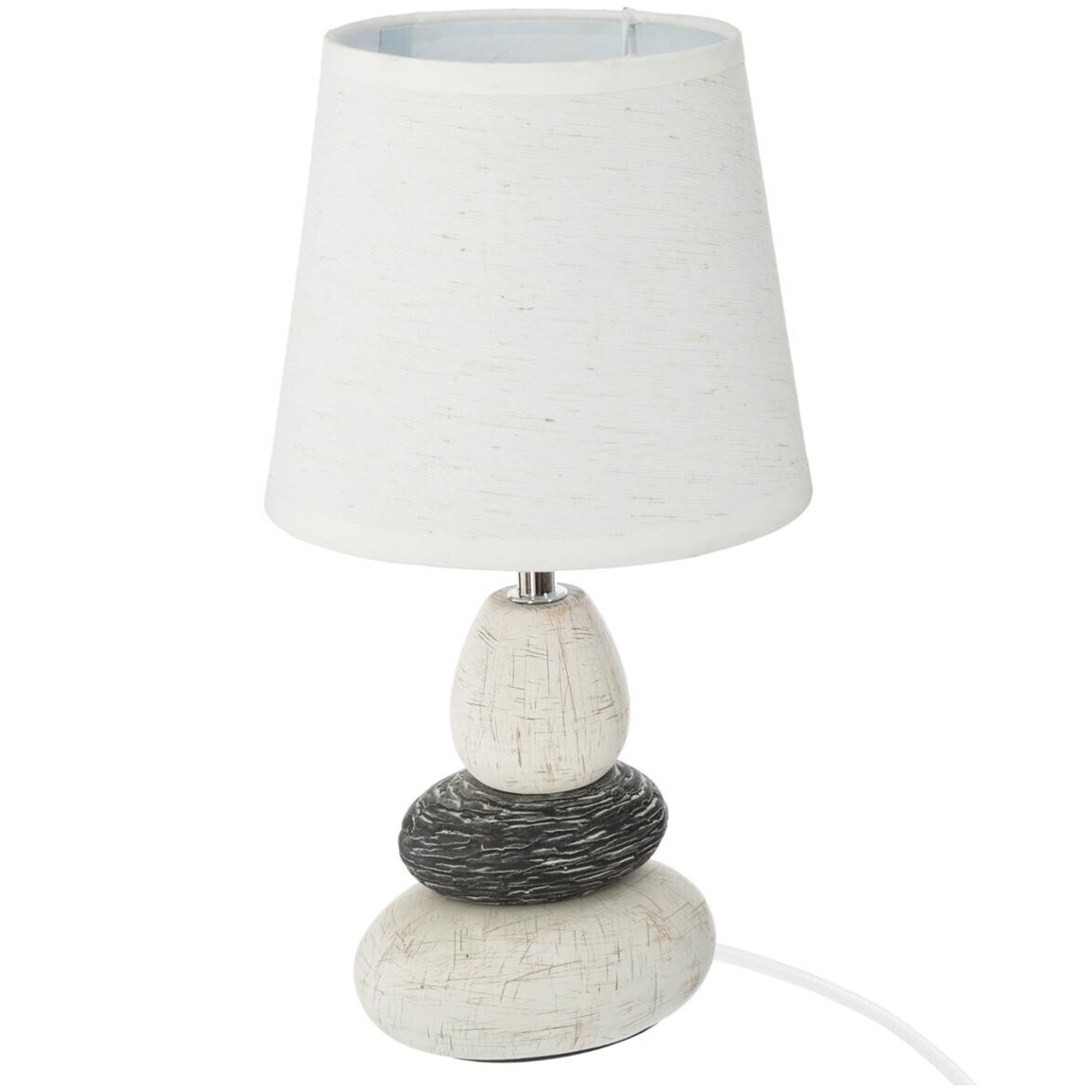 Lámpara de cerámica con 3 rodillos H33