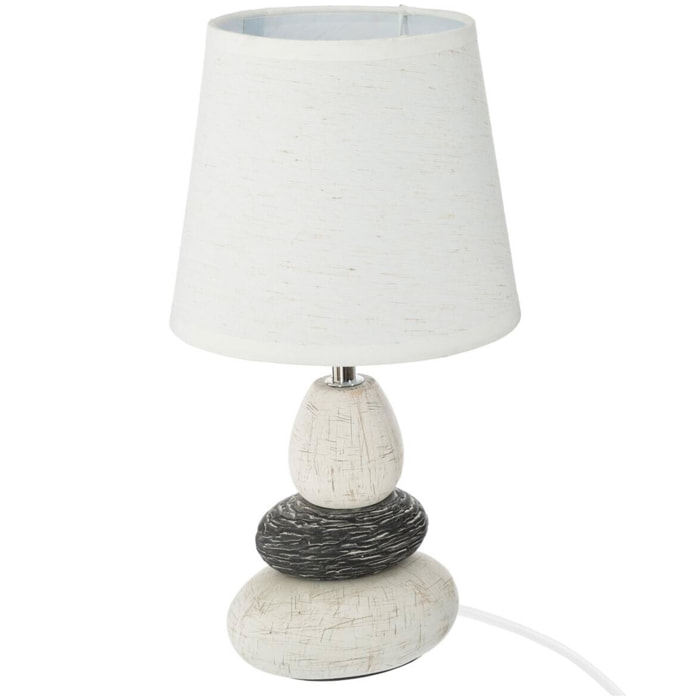 Lámpara de cerámica con 3 rodillos H33