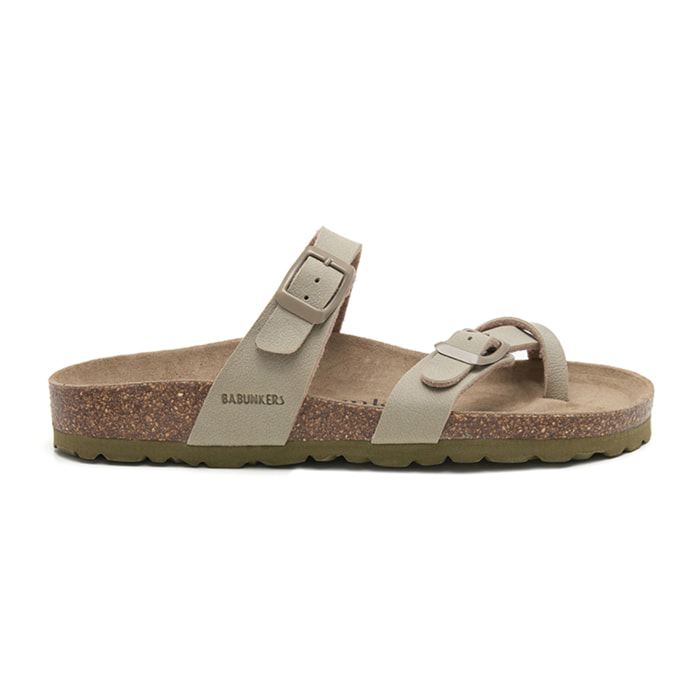 SANDALIA BABUNKERS CAQUI