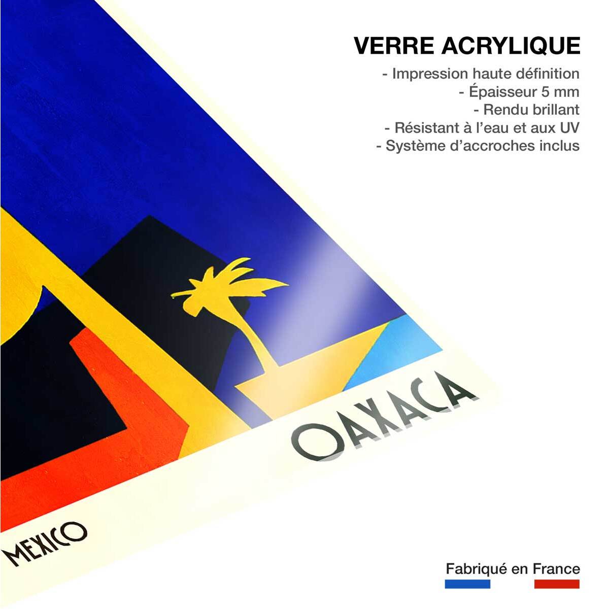 Tableau palmiers oaxaca mexico  Tableau plexiglas