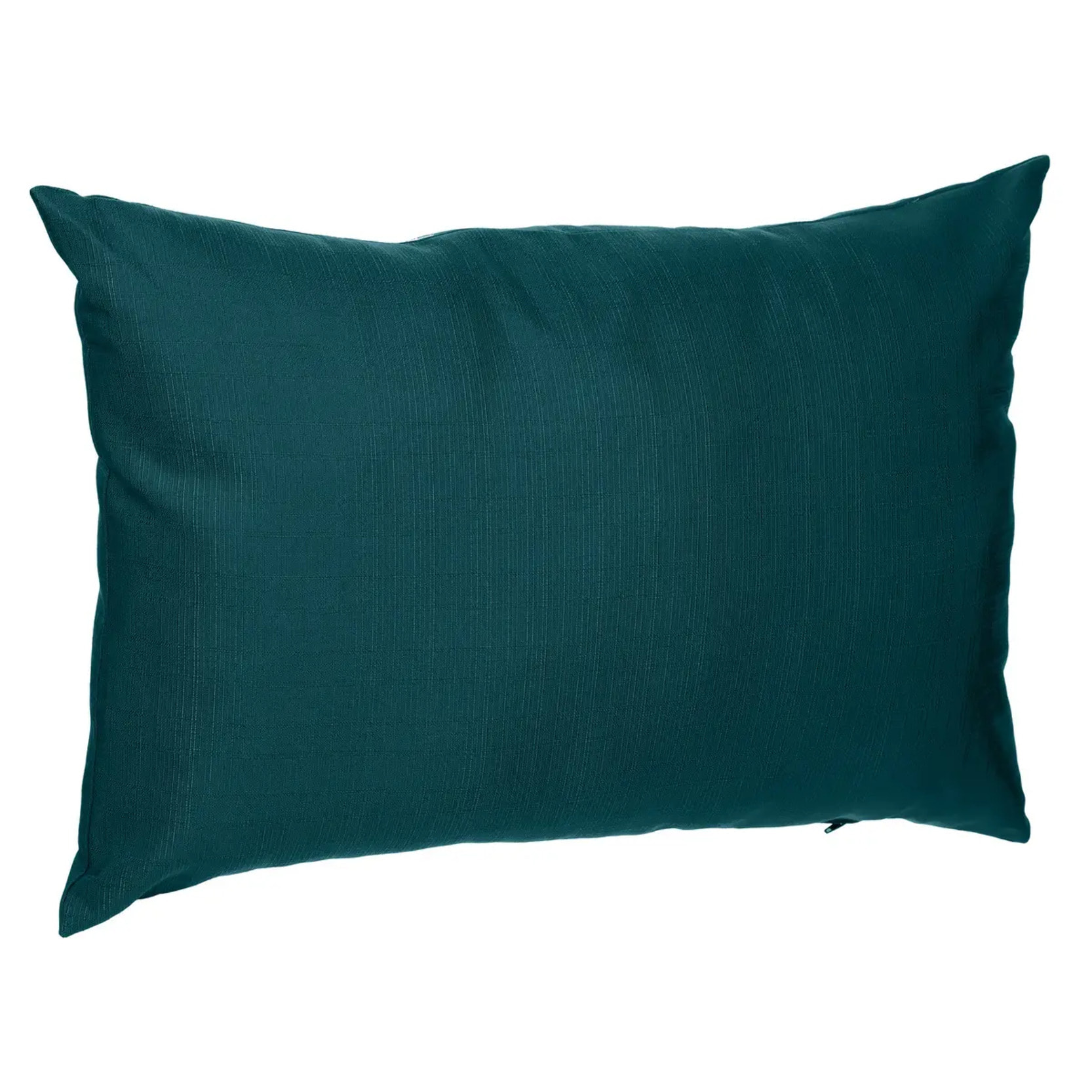 Coussin déco d'extérieur "Korai" bleu canard 30x50cm en polyester