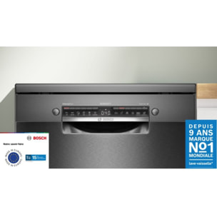 Lave vaisselle 60 cm BOSCH SMS4EMC25E Serenity Série 4 Silence Plus